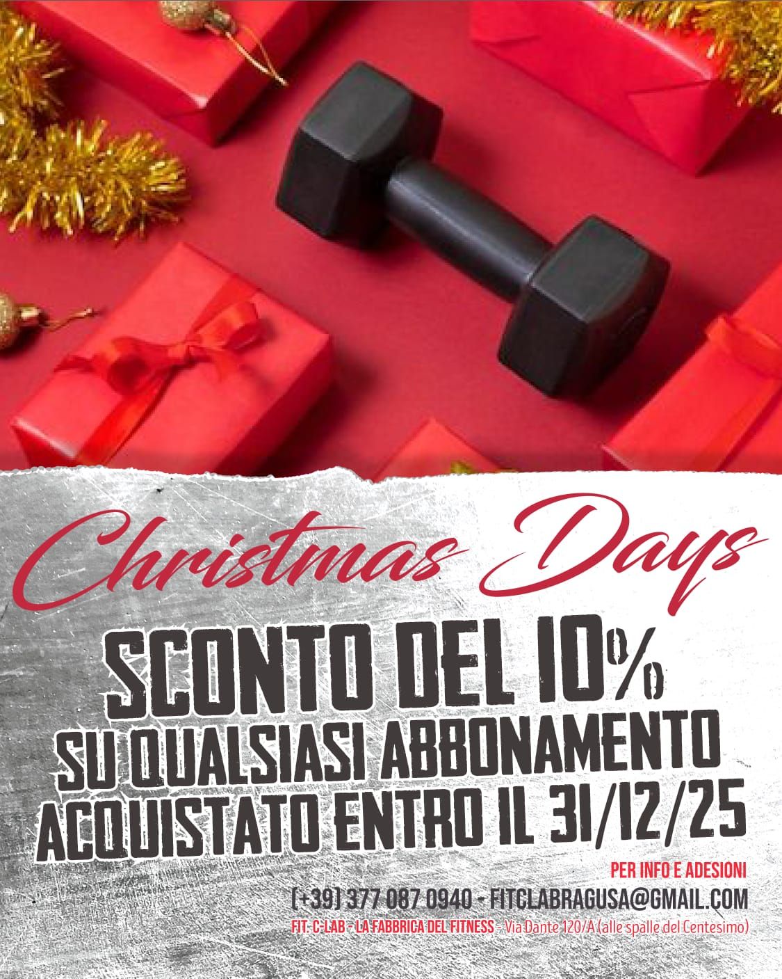 Promozioni Fit. C-lab - Scopri i nostri abbonamenti e le offerte speciali
